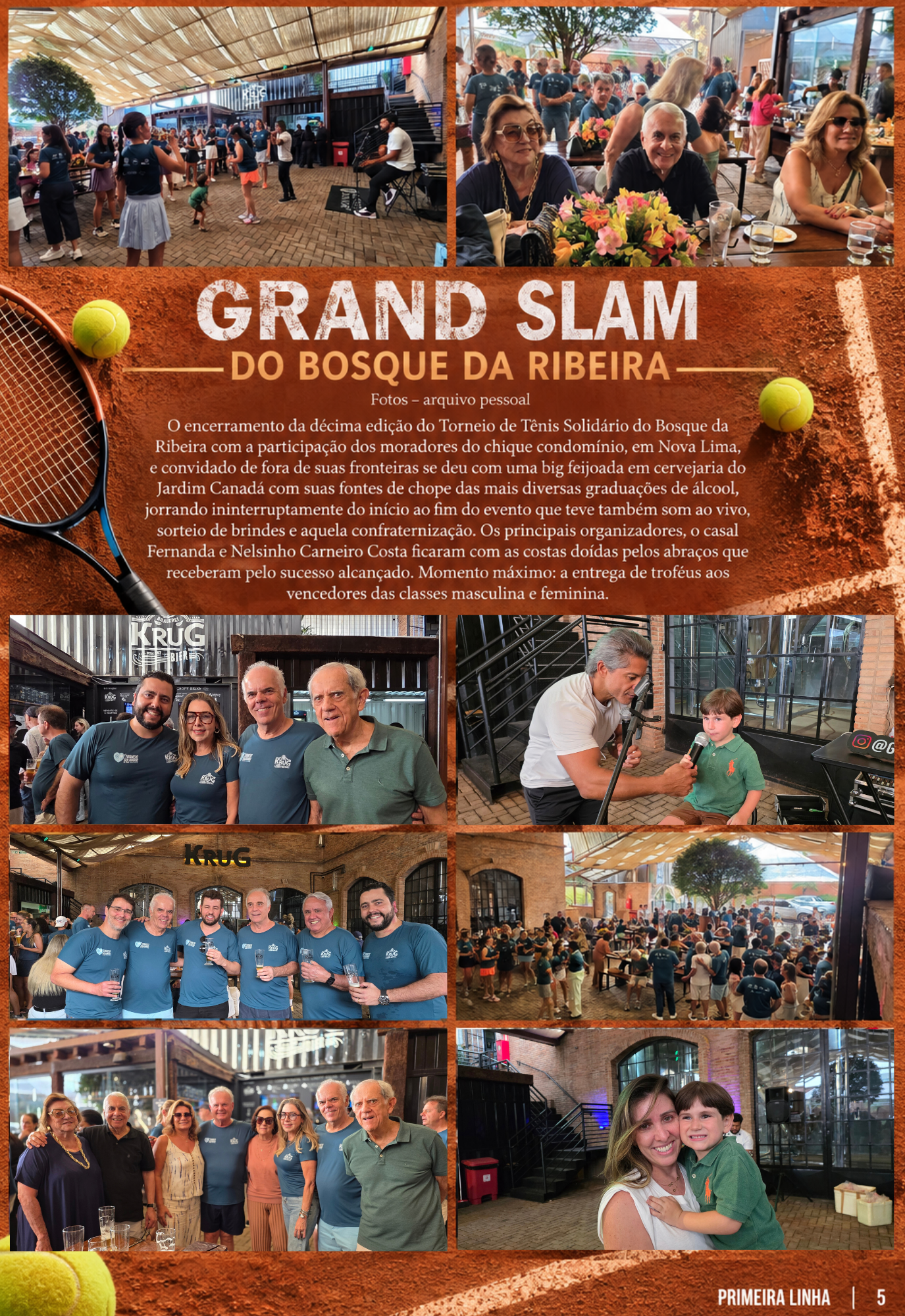 FESTA COMEMORATIVA DA FINAL DO TENIS